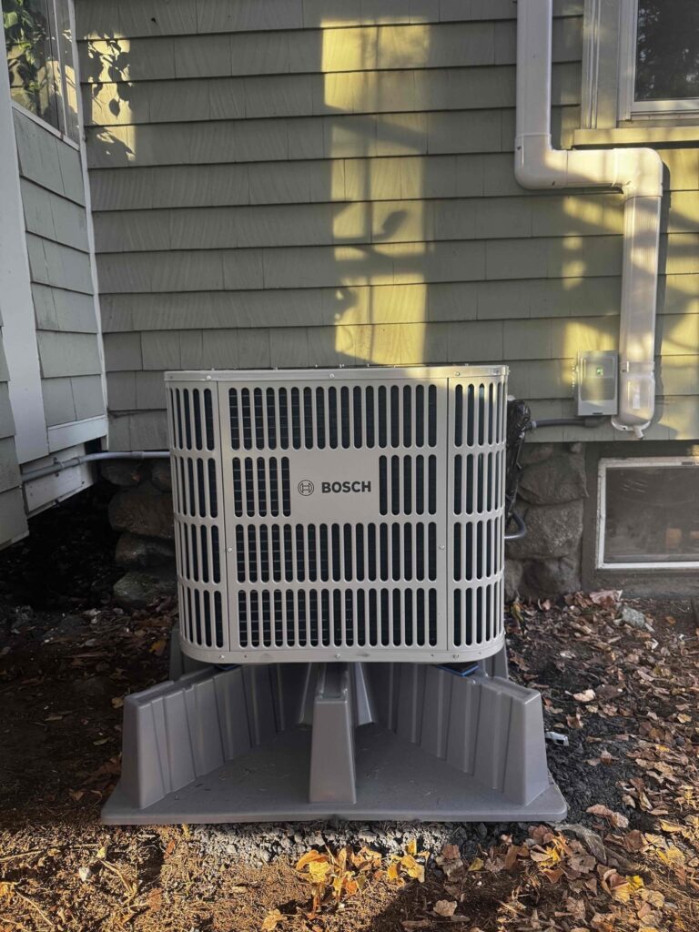 Bosch Central Heat Pump Installed in Watertown Massachusetts by Endless Energy