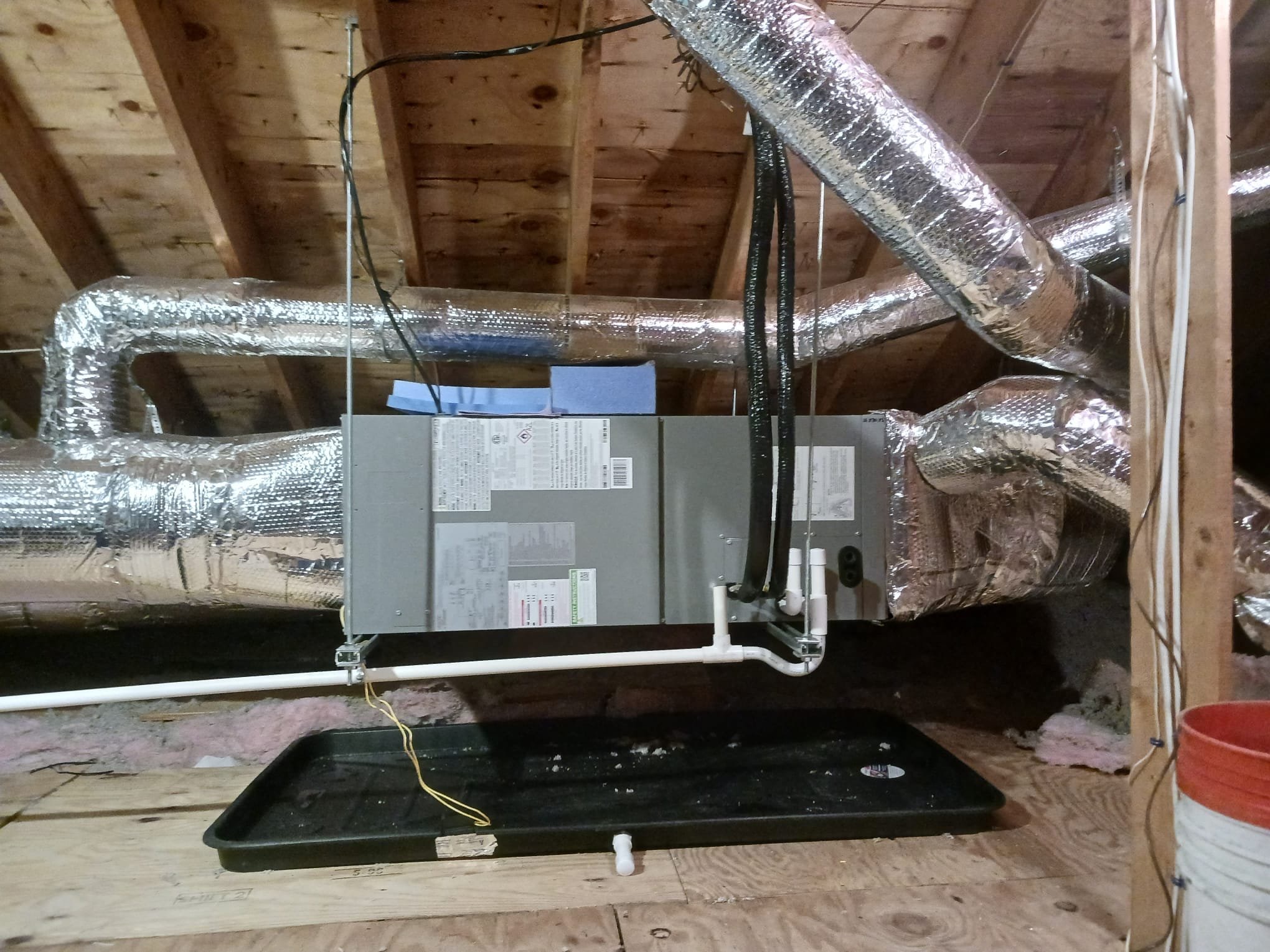 Bryant Ducted System in Attleboro Home Installed by Endless Energy