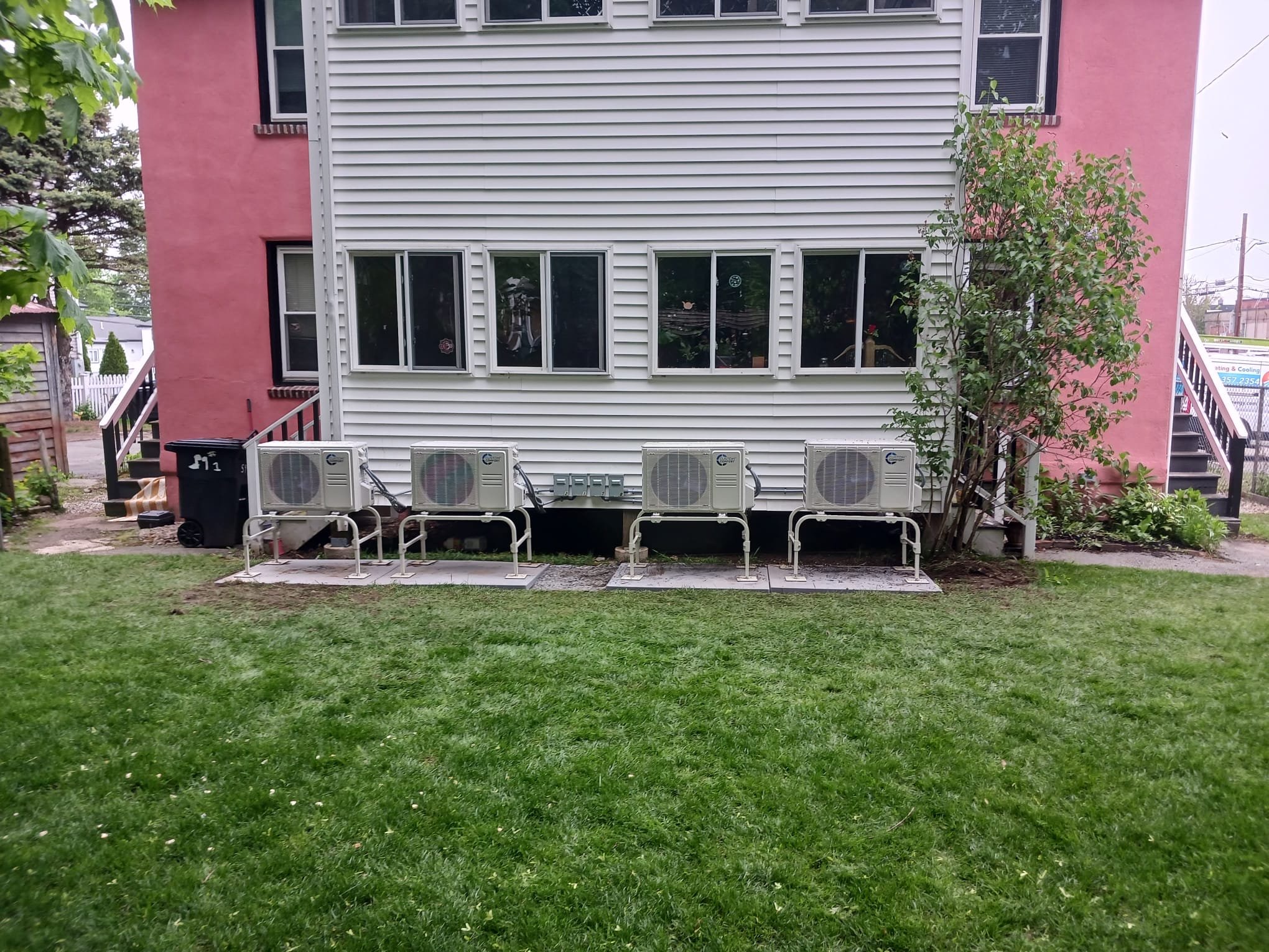 A multifamily mini split installation in Waltham installed by Endless Energy