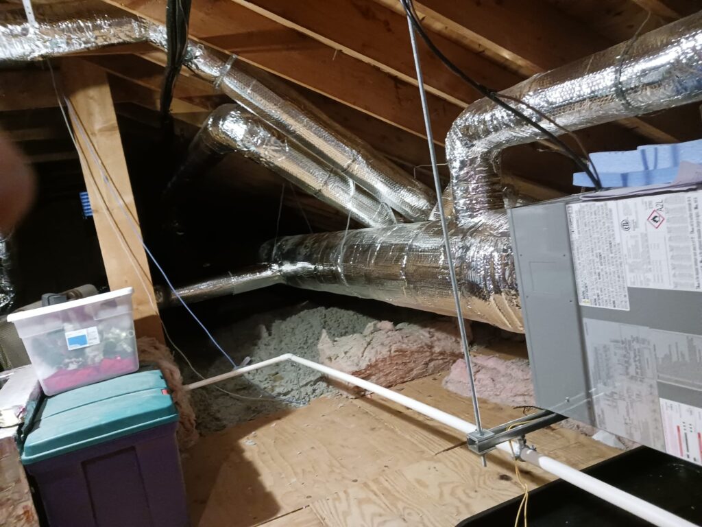 Ducted Byrant Heat Pump System in Attleboro Home Installed by Endless Energy
