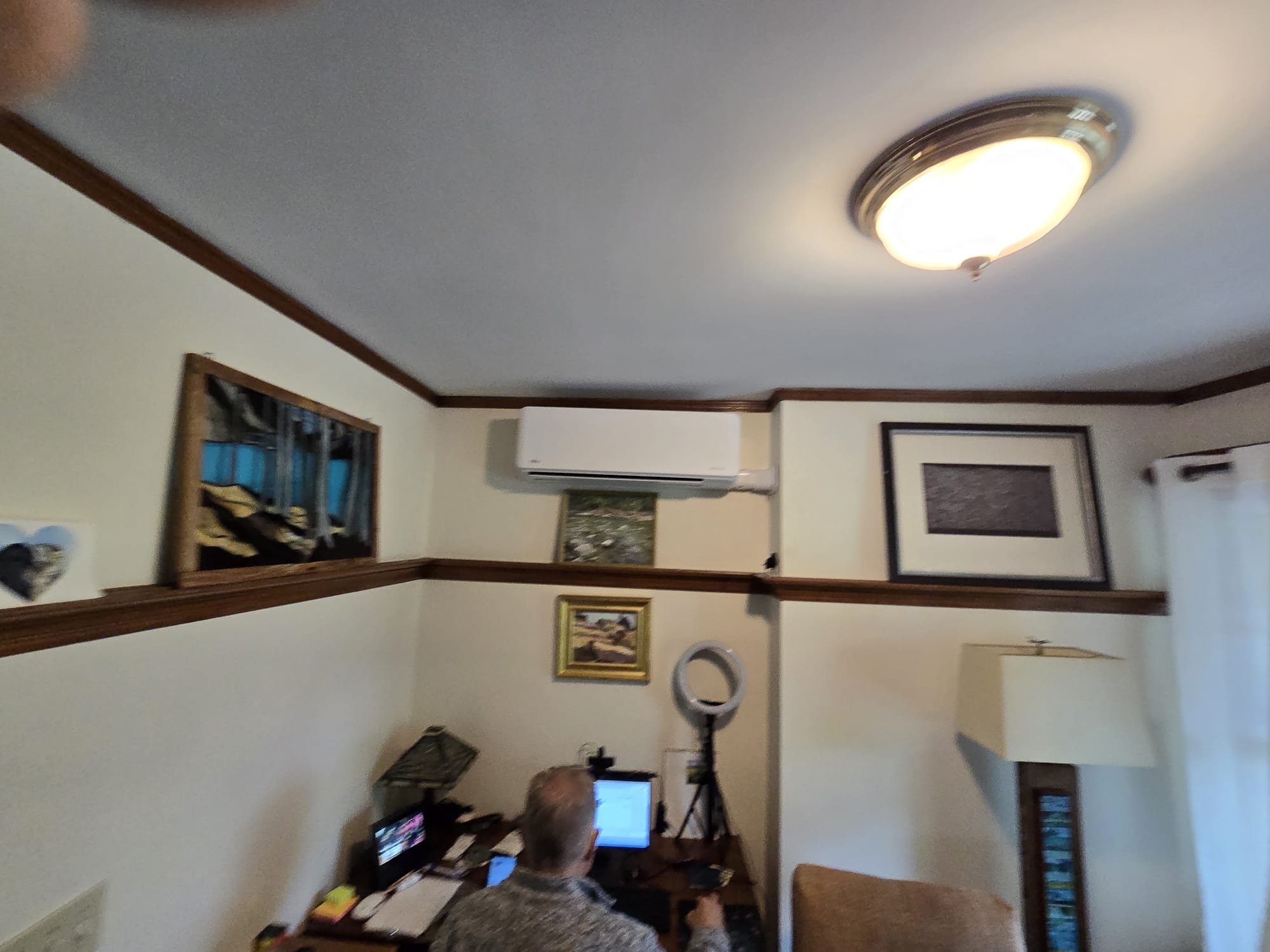 A ductless mini split installed for a homeowner in Belmont Massachusetts by Endless Energy