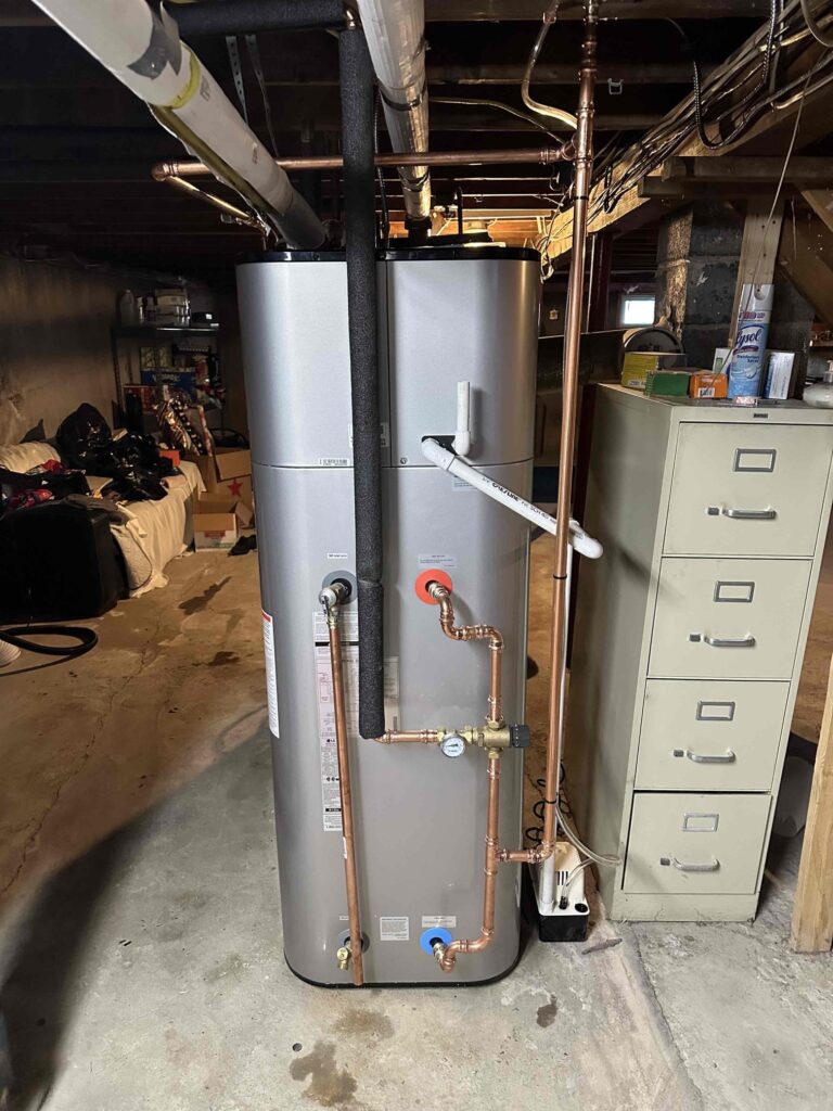 Heat Pump Hot Water Heater in Arlington Installed by Endless Energy