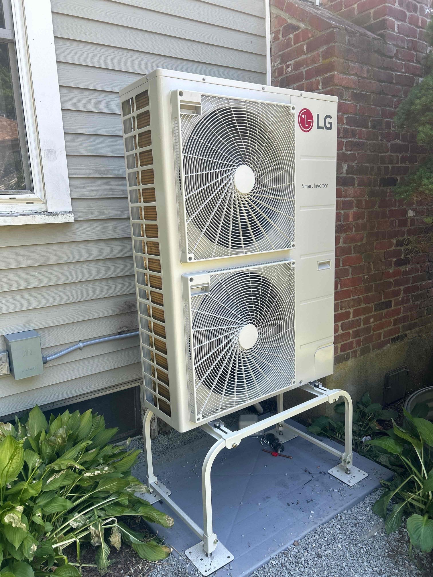 LG heat pump installation Mansfield Massachusetts by Endless Energy