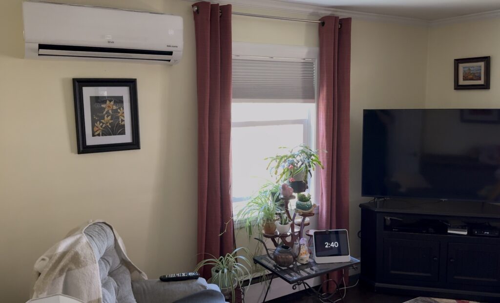 LG ductless mini split installed in Danvers Massachusetts by Endless Energy