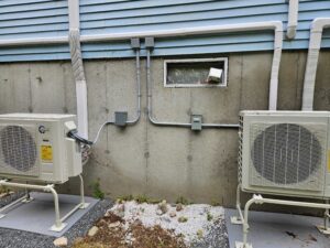 Natick heat pump installation by Endless Energy