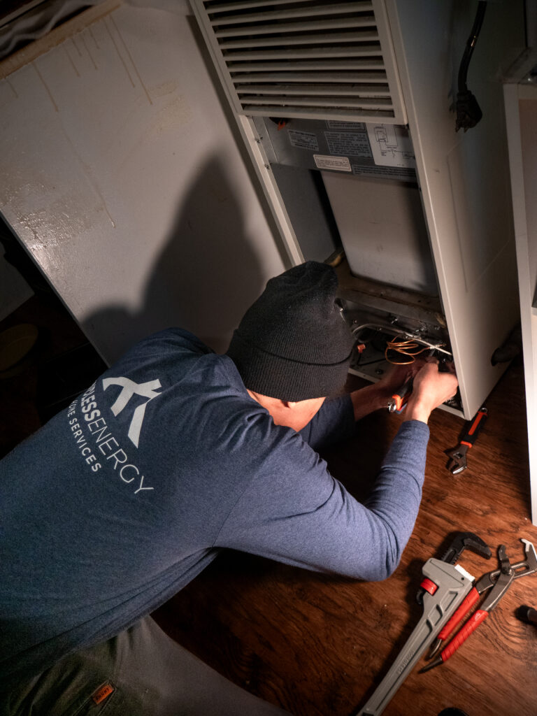 Replacing a furnace gas valve - Endless Energy in Marlborough, MA