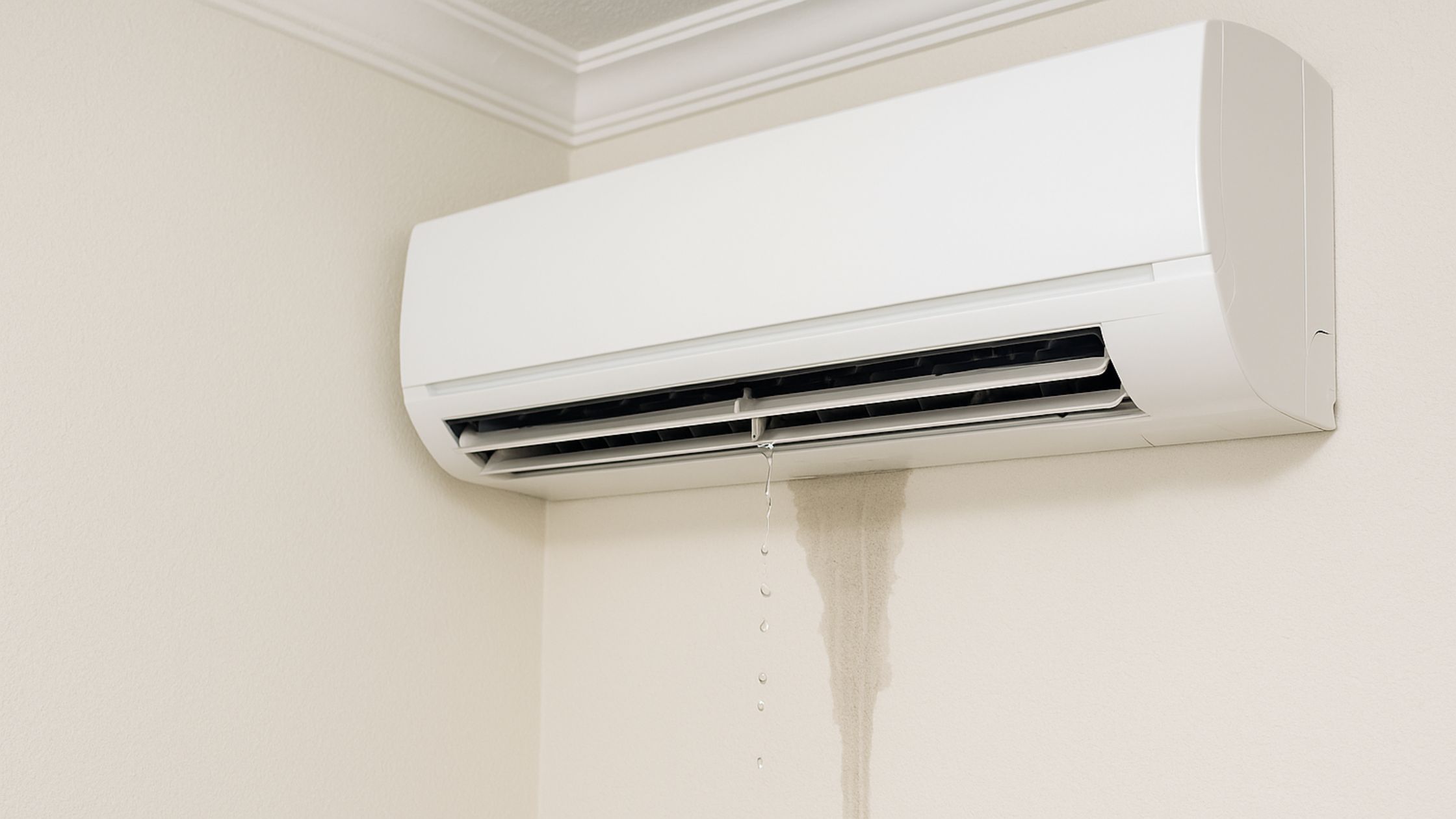 Why is water leaking from my indoor AC unit